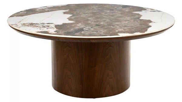 Tryon dohányzóasztal, márvány / dió