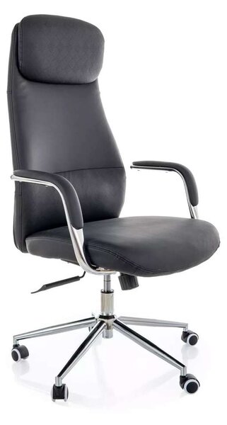 Woodrow irodai fotel, fekete