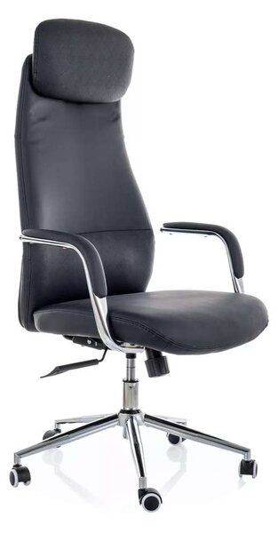 Woodrow irodai fotel, fekete