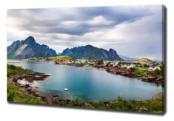Feszített vászonkép Lofoten norvégia