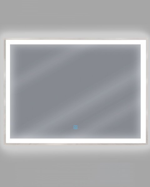 LED fürdőszobai tükör ARGENS 80 cm 60 cm Ezüst