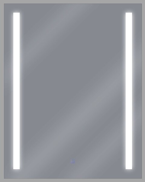 LED fürdőszobai tükör MARTINET 70 cm 90 cm Ezüst