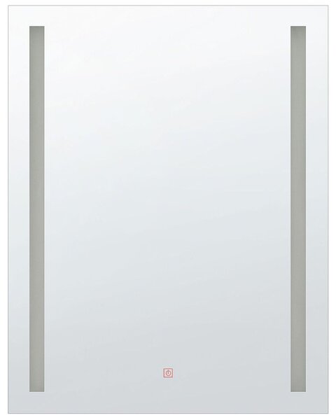 LED fürdőszobai tükör MARTINET 60 cm 80 cm Ezüst