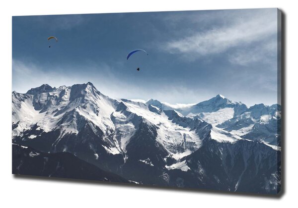Vászon nyomtatás Siklóernyős alps
