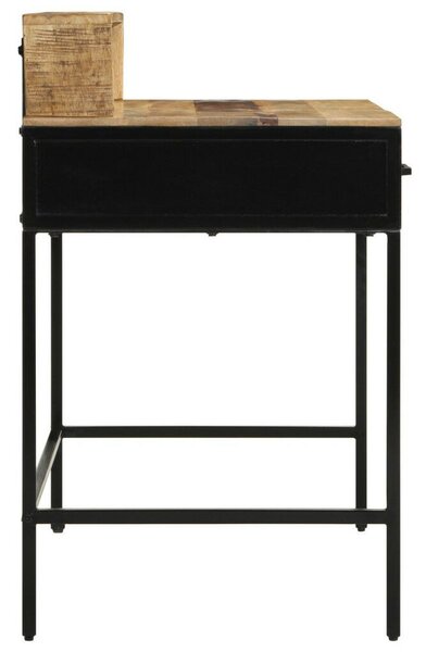 Konzol asztal 100x55x75 cm Tömör durva fa mangó