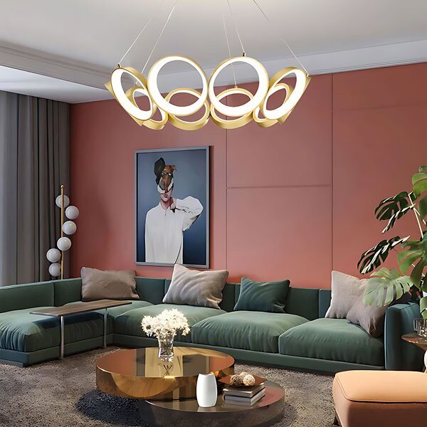LED lámpa APP1800-CP Brush Gold