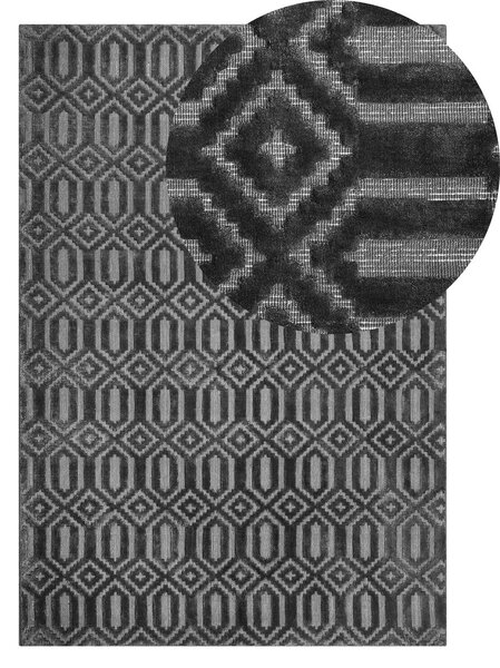 Szőnyeg ADATEPE Sötétszürke 140 x 200 cm Viszkóz