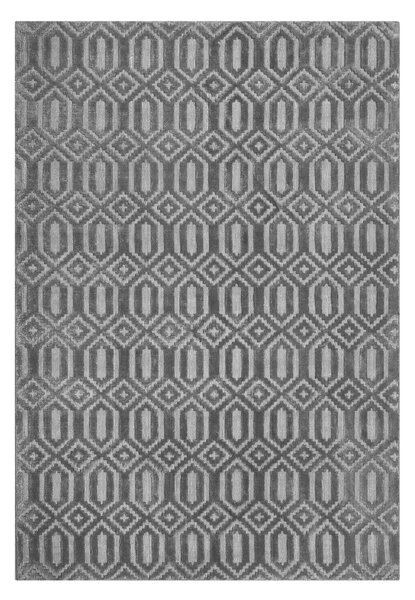 Szőnyeg ADATEPE Sötétszürke 140 x 200 cm Viszkóz