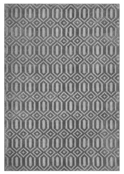 Szőnyeg ADATEPE Sötétszürke 160 x 230 cm Viszkóz