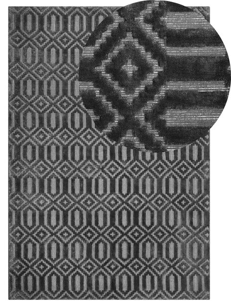 Szőnyeg ADATEPE Sötétszürke 160 x 230 cm Viszkóz