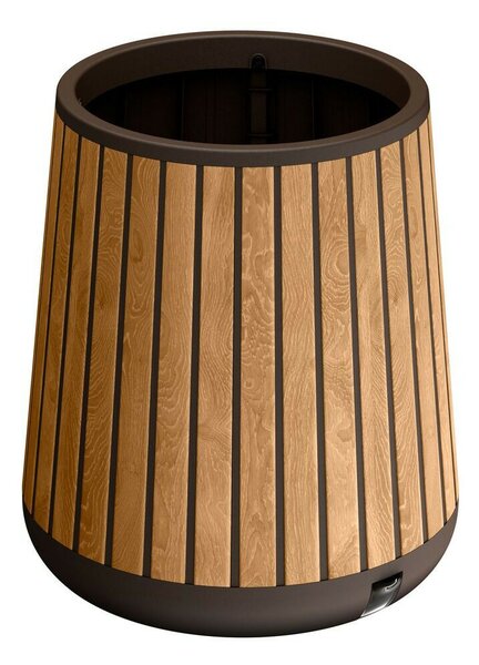Deco henger alakú műanyag virágláda 81 L