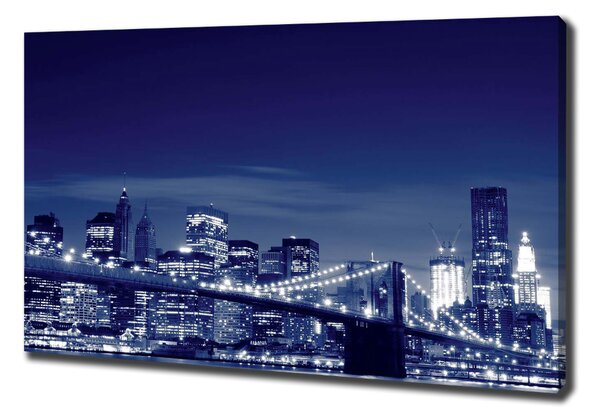 Vászonfotó New york éjjel