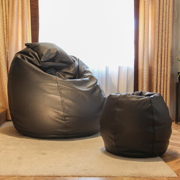 Nappa Bőr ALL IN XXL Babzsákfotel Garnitúra