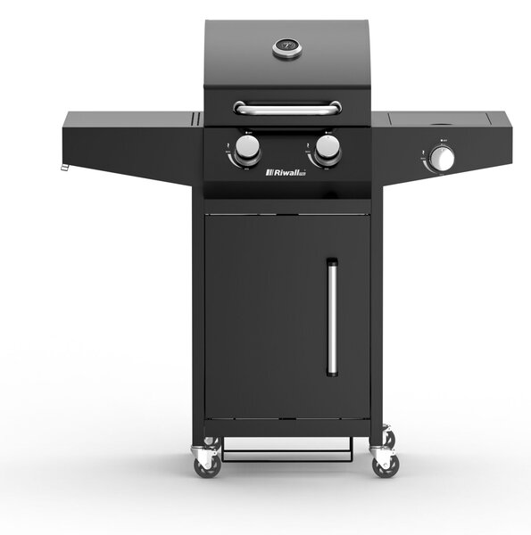 Riwall PRO RGG 21 gázüzemű grillsütő 10 kW, 2+1 gázégővel