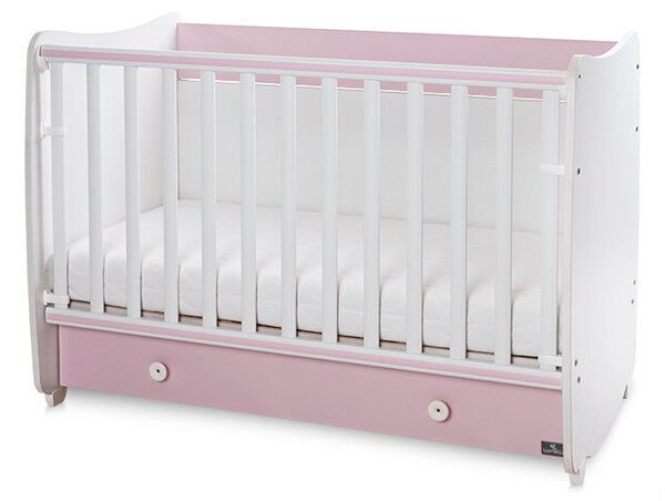 Lorelli Dream kiságy 70x140 - White Orchid Pink