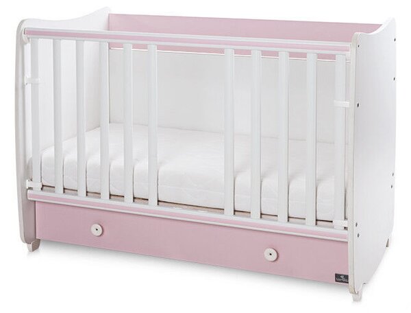 Lorelli Dream kiságy 70x140 - White Orchid Pink