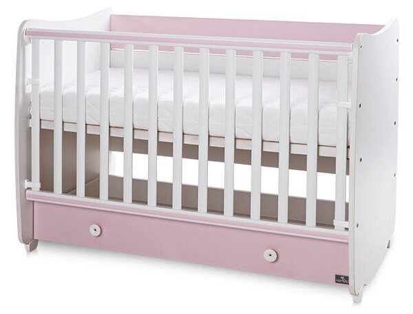 Lorelli Dream kiságy 70x140 - White Orchid Pink