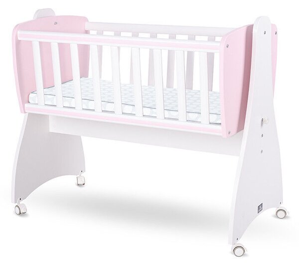 Lorelli First Dreams ringatható bölcső 105x55 - White / Orchid Pink New