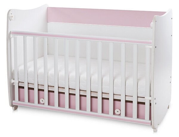 Lorelli Dream kiságy 70x140 - White Orchid Pink