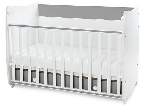 Lorelli Dream kiságy 60x120 - White Stone Grey