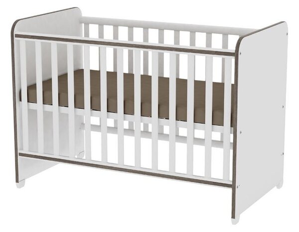 Lorelli Sweet Dream kiságy 60x120 - White &amp; Coffee / Fehér &amp; Kávé