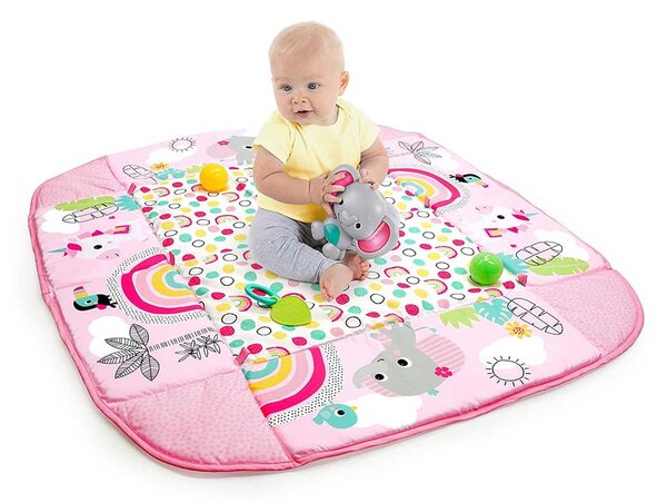 Bright Starts Játszószőnyeg, 5in1 PiP Your Way Ball Play™, Rainbow Tropics™, 0 hó+