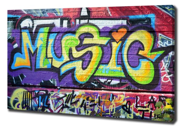 Vászonfotó Graffiti a falon