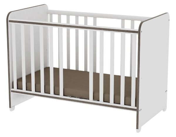 Lorelli Sweet Dream kiságy 60x120 - White &amp; Coffee / Fehér &amp; Kávé
