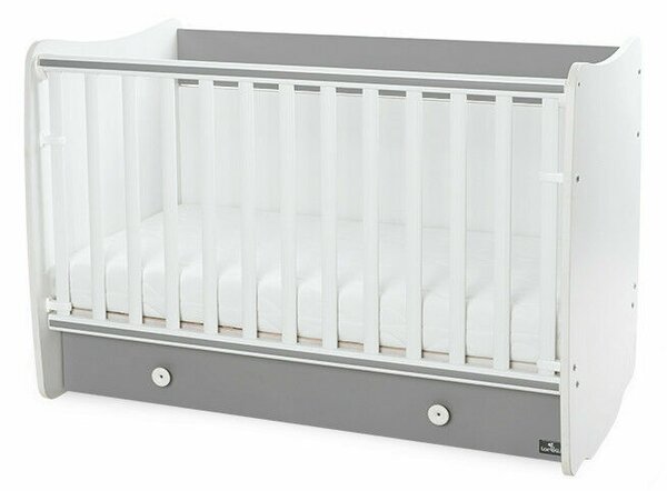 Lorelli Dream kiságy 60x120 - White Stone Grey