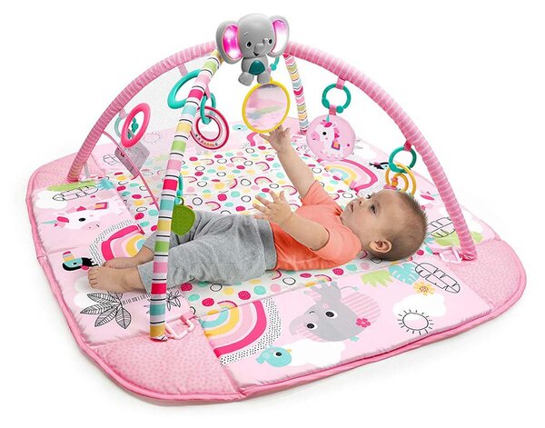 Bright Starts Játszószőnyeg, 5in1 PiP Your Way Ball Play™, Rainbow Tropics™, 0 hó+