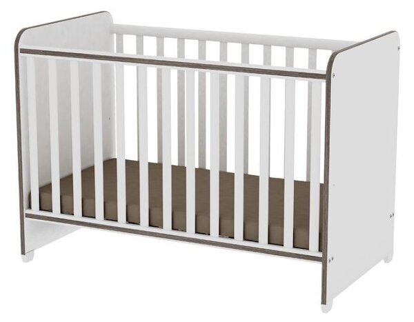 Lorelli Sweet Dream kiságy 60x120 - White &amp; Coffee / Fehér &amp; Kávé