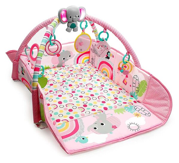 Bright Starts Játszószőnyeg, 5in1 PiP Your Way Ball Play™, Rainbow Tropics™, 0 hó+