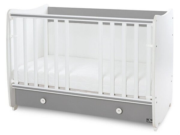 Lorelli Dream kiságy 60x120 - White Stone Grey