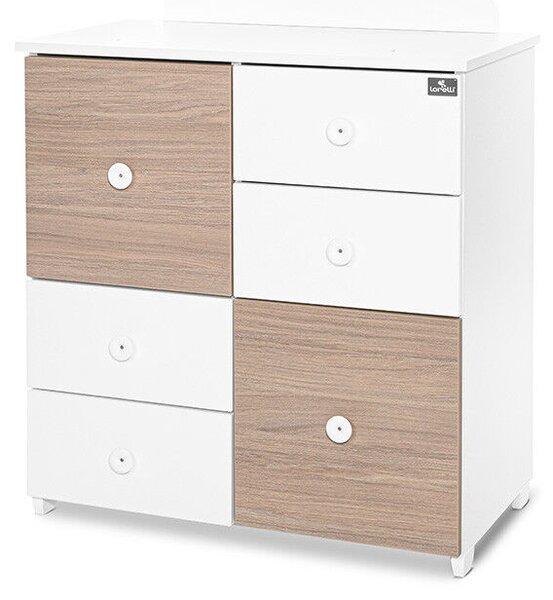 Lorelli Cupboard pelenkázó komód - White &amp; Amber ÚJ
