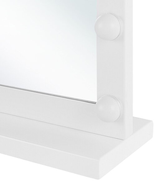 Tükör fésülködő asztalhoz LED BEAUVOIR Fehér