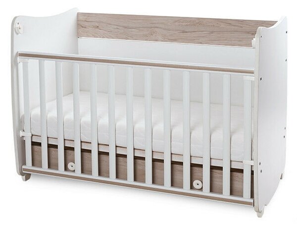 Lorelli Dream kiságy 60x120 - White Light Oak