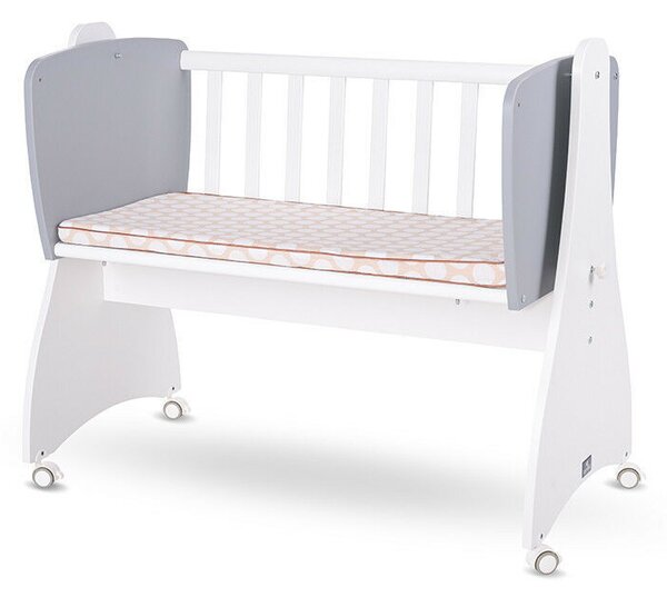 Lorelli First Dreams ringatható bölcső 105x55 - White / Stone Grey New