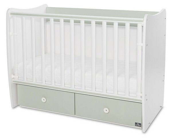 Lorelli Matrix kiságy 60x120 Milky Milky Green 2Box