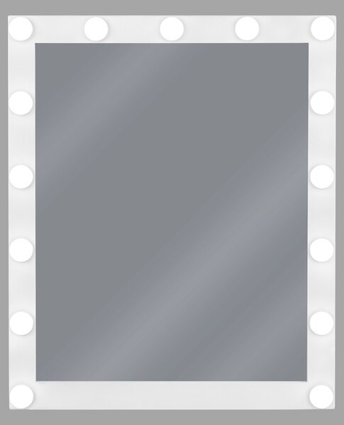 LED fürdőszobai tükör ODENAS 50 cm 60 cm Fehér