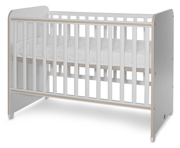 Lorelli Sweet Dream kiságy 60x120 - White Light Light Oak