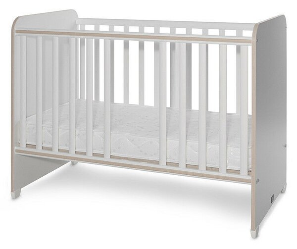 Lorelli Sweet Dream kiságy 60x120 - White Light Light Oak