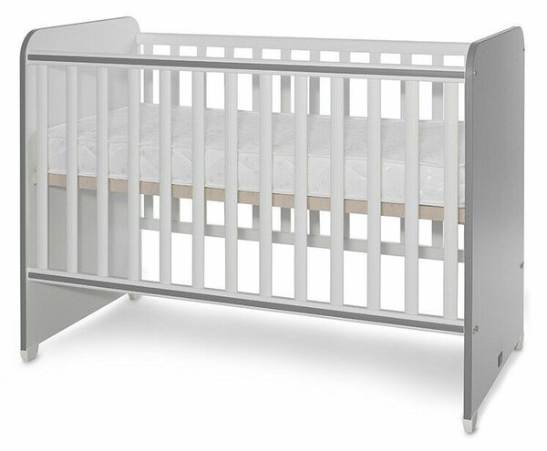 Lorelli Sweet Dream kiságy 60x120 - White Stone Stone Grey