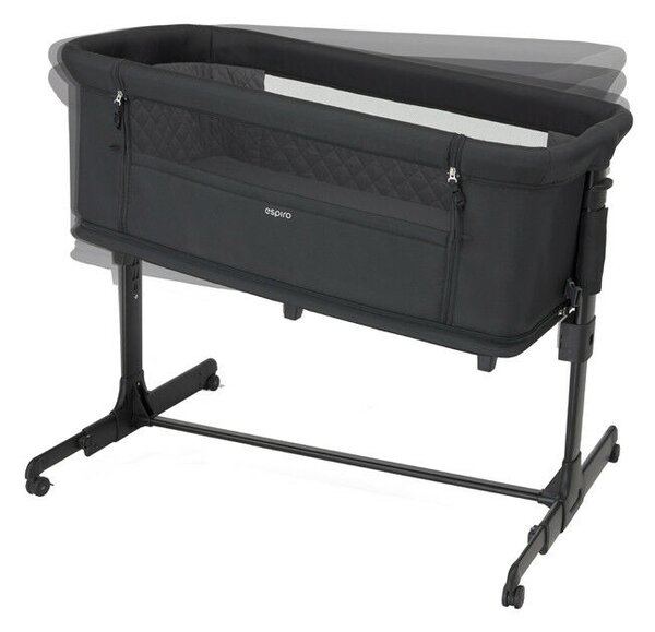 Espiro Cloud 2in1 babaöböl és járóka - 10 black shadow