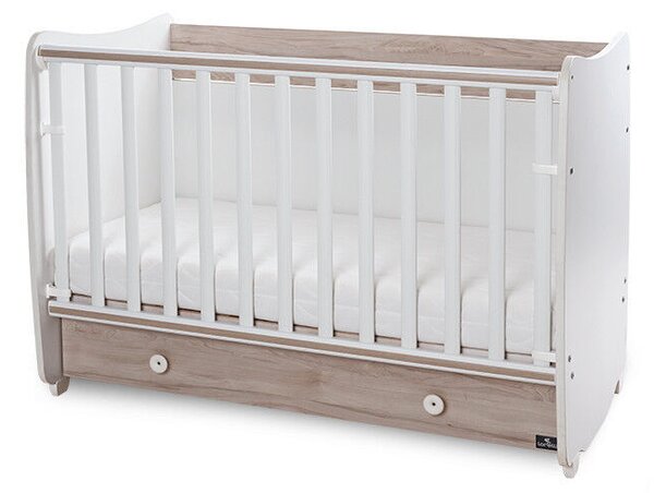 Lorelli Dream kiságy 70x140 - White Light Oak