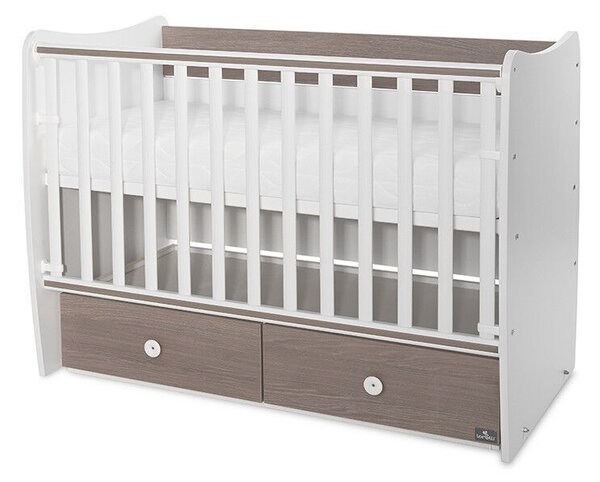 Lorelli Matrix kiságy 60x120 - White Coffee 2Box