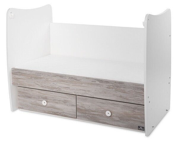 Lorelli Matrix kiságy 60x120 - White Artwood 2Box