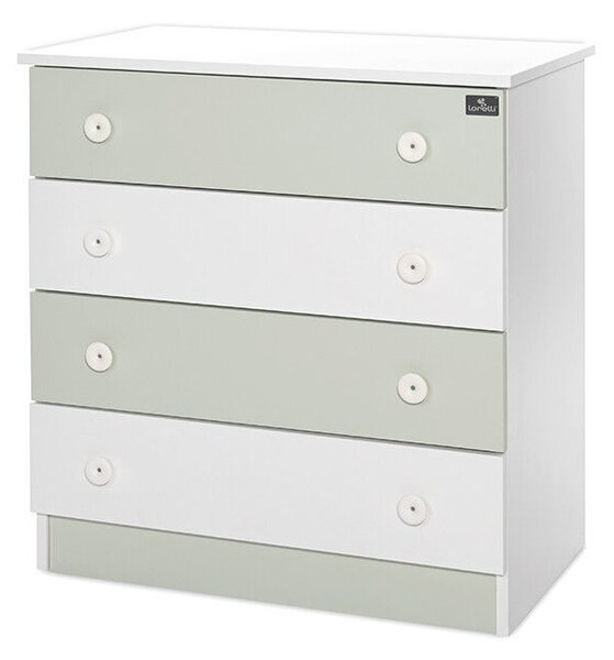 Lorelli Komód - White &amp; Milky Green