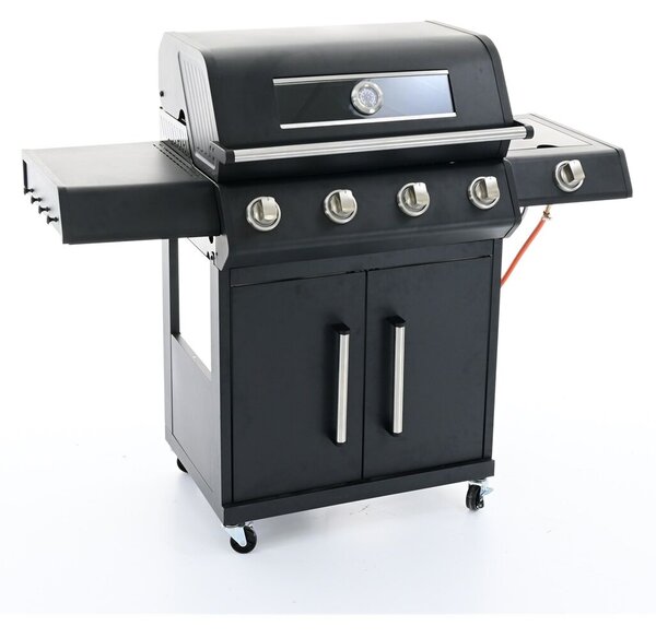 Riwall PRO RGG 41 EXL prémium gázüzemű grillsütő 17 kW, 4+1 gázégővel