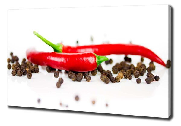 Fali vászonkép Chilli és bors