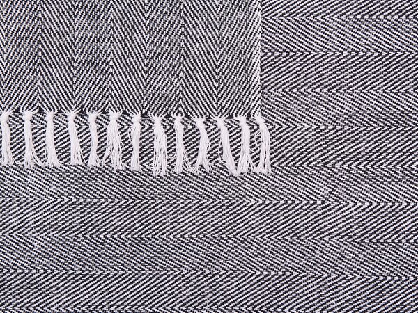 Takaró TANGIER Pamut 130 x 160 cm Fekete